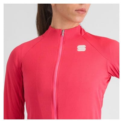 Sportful Matchy Thermal Pink Women's Long Sleeve Jersey