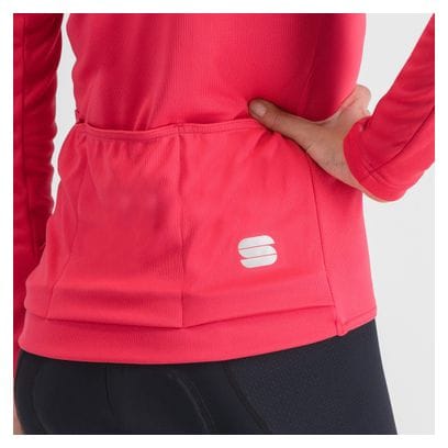 Camiseta de manga larga para mujer Sportful Matchy Thermal Rosa