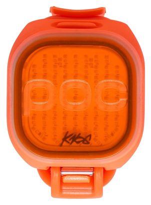 Luz trasera POC x Knog Mini Helmet Light naranja