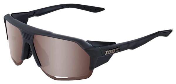 100% Norvik Soft Tact Cristal Black - Verspiegelte Gläser Silver Crimson Hiper