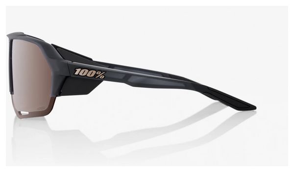 100% Norvik Soft Tact Cristal Black - Verspiegelte Gläser Silver Crimson Hiper