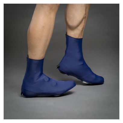 GripGrab RaceAero II Lightweight Lycra Shoe Covers Blue