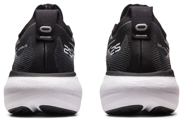 Asics Gel Nimbus 25 Black White Women's Running Shoes