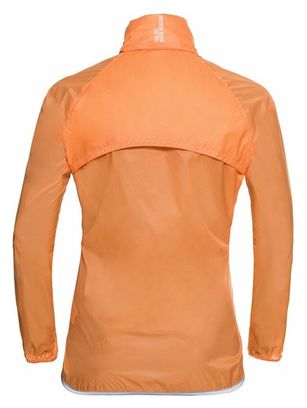 Veste imperméable Odlo Zeroweight Dual Dry Orange Femme