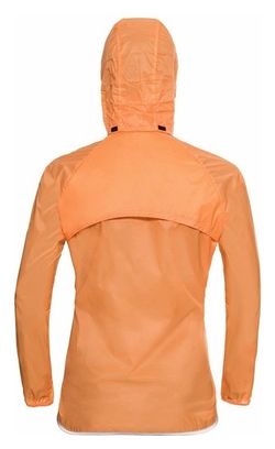 Veste imperméable Odlo Zeroweight Dual Dry Orange Femme