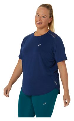 Maillot de manga corta <strong>Asics Road</strong> Azul para mujer