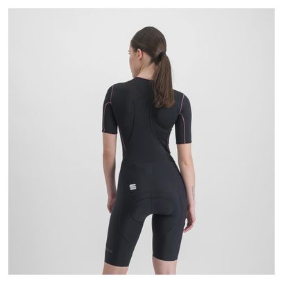 Damesbasislaag Sportful Midweight Zwart met korte mouwen