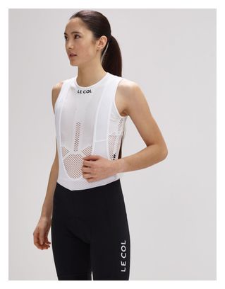 Maglia unisex senza maniche Pro Mesh Collar White