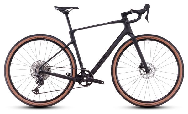Cube Nuroad C:62 One Gravel Bike Shimano GRX 12S 700 mm Carbon Grey Black  2025