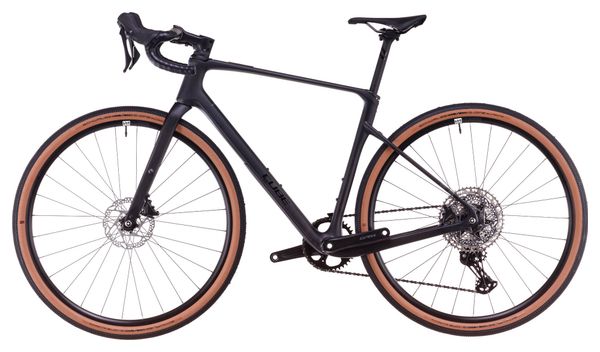 Cube Nuroad C:62 One Gravel Bike Shimano GRX 12S 700 mm Carbon Grau Schwarz 2025