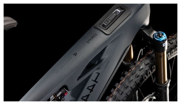 Cube Stereo Hybrid One44 HPC AT 800 Electric Full Suspension MTB Sram X0 Eagle AXS 12S 800 Wh 29'' Carbon Grau Schwarz 2025