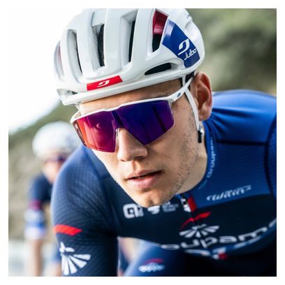 Julbo Edge Spectron HD 3 Weiß/Blau - Groupama-FDJ