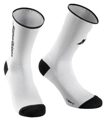 Chaussettes Assos RS Socks Superléger Blanc / Noir