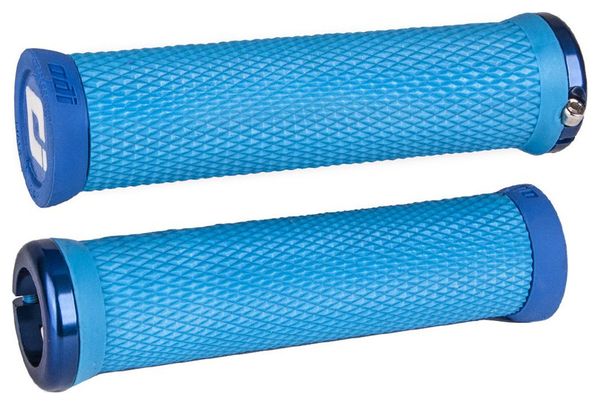 Odi Elite Motion Grips Blue Lock-On Blue