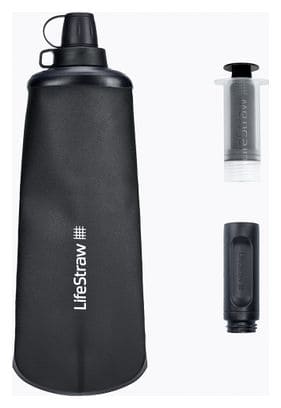 Lifestraw Collapsible Squeeze Bottle 1L Dark Grey