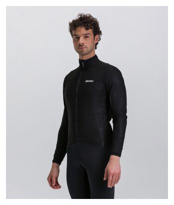 Santini Guard Nimbus Black Long Sleeve Jacket