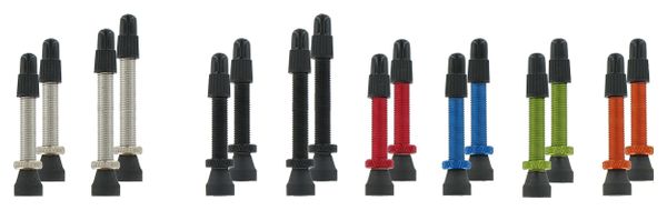 Presta Aluminium Var 44 mm Ventile Schwarz