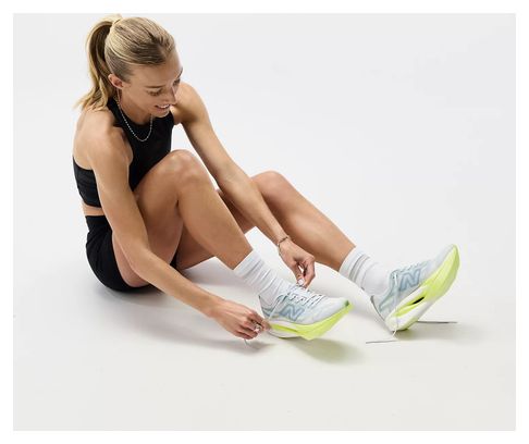 Chaussures Running New Balance SuperComp Elite v6 Jaune/Bleu Femme