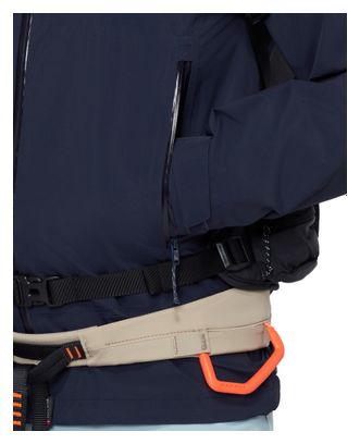 Mammut Crag Hooded Waterproof Jacket for Men, Blue
