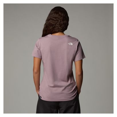 The North Face Simple Dome Pink Damen Kurzarm T-Shirt