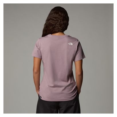 T-Shirt Manches Courtes Femme The North Face Simple Dome Rose