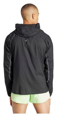 Chaqueta Cortaviento adidas Adizero Negra Hombre