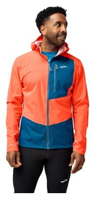 Wasserdichte Jacke Brooks High Point 2 Rot/Blau Herren