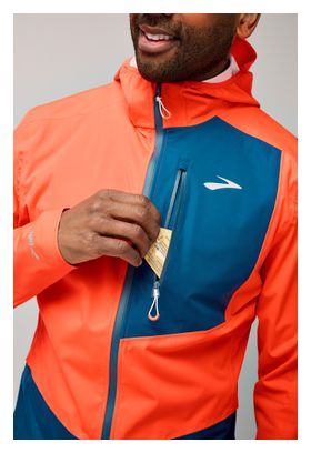 Veste imperméable Brooks High Point 2 Rouge/Bleu Homme