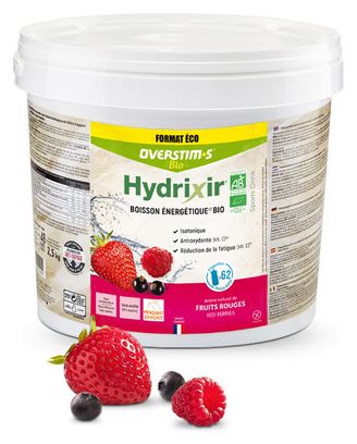 Energy Drink Overstims Hydrixir BIO Frutti Rossi 2,5 kg