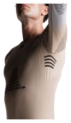 X-Bionic Invent Graphics Langarmtrikot Beige/Grau Männer