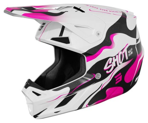 Shot Furious Full-Face Helmet for Adults in Shiny Pink