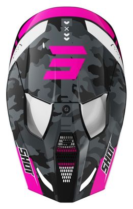 Casco integrale Shot Furious Flash rosa brillante