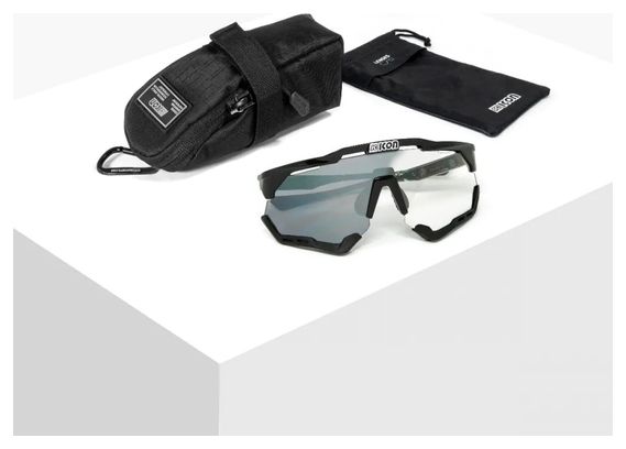 SCICON Aeroshade XL Goggles Black / Photochromic Silver Mirror