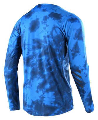 Maillot Manches Longues Troy Lee Designs Skyline Tie Dye Slate Bleu