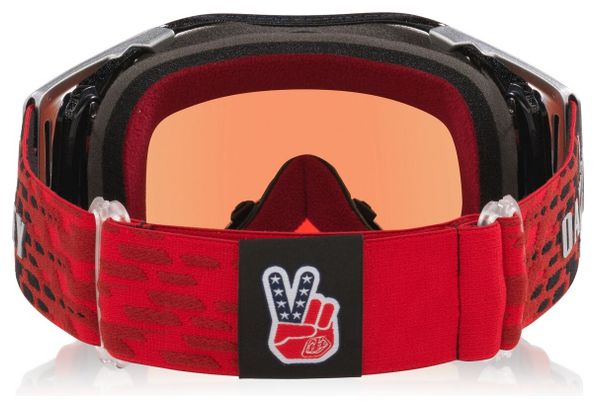 Gafas de MTB Oakley Airbrake MX Troy Lee Designs Negro Holo/Prizm MX Torch Iridium/Ref.: OO7046-H6