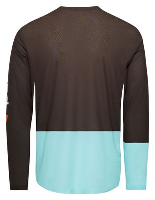 Camiseta de manga larga Poc Motion Air marrón/azul para hombre