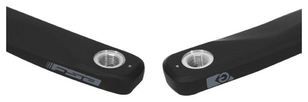 MANIVELLE DROITE + GAUCHE FSA 170mm NOIR ISIS POUR BOSCH 4ème génération (entraxe intérieur 143mm, entraxe extérieur 167mm)