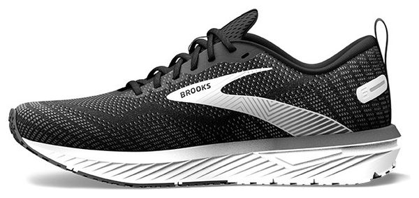 Brooks Revel 6 Damesschoenen Zwart Wit