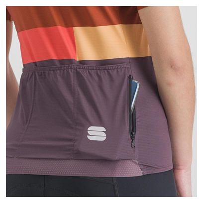 Maglia Sportful Snap a manica corta rossa