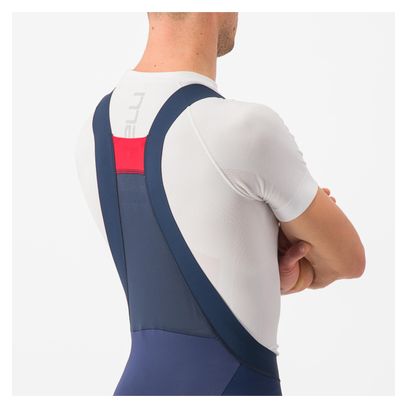 Cuissard Long à Bretelles Castelli Sorpasso RoS Soudal Quick-Step 2025 Bleu