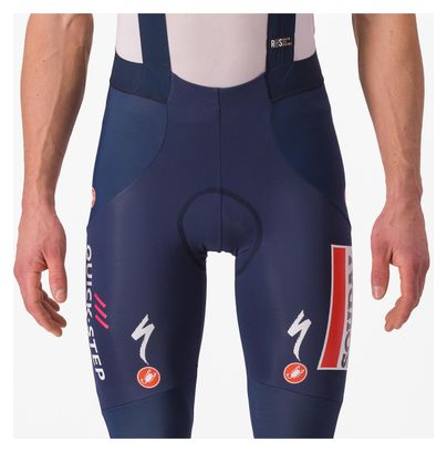 Cuissard Long à Bretelles Castelli Sorpasso RoS Soudal Quick-Step 2025 Bleu