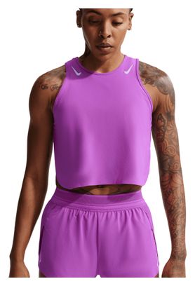 Nike AeroSwift 3in Split-Shorts, violett, Damen