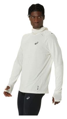 Camiseta térmica con capucha Asics Metarun Winter White para hombre