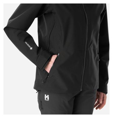 Giacca impermeabile Millet Ubic Gore-Tex 3L nera da donna