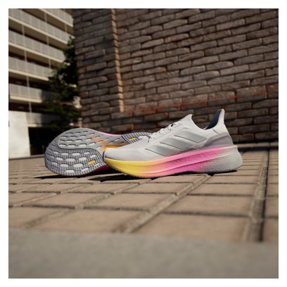 adidas Ultraboost 5X Running Shoes White/Pink/Orange Men's