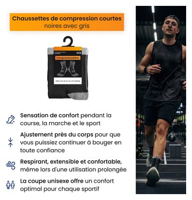Sport chaussettes de compression pour running et sport