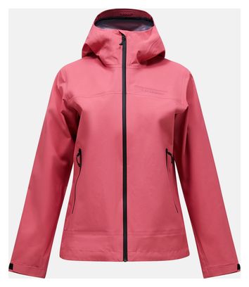 Peak Performance Treeline Gore-Tex 3L Women's Waterproof Jacket - Pink