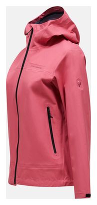 Peak Performance Treeline Gore-Tex 3L Women's Waterproof Jacket - Pink