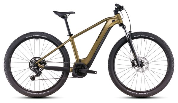 Cube Reaction Hybrid Performance 500 Electric Hardtail MTB Shimano Cues 9S 500 Wh 29'' Gold Lime 2025