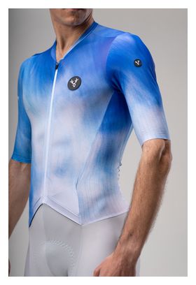 Tuta da gara Aéro LeBram Race Aero blu-grigio